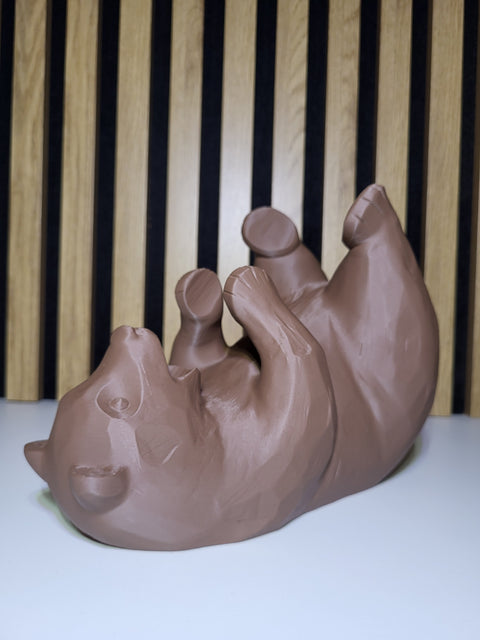 3D nosilec za vinsko steklenico - medved