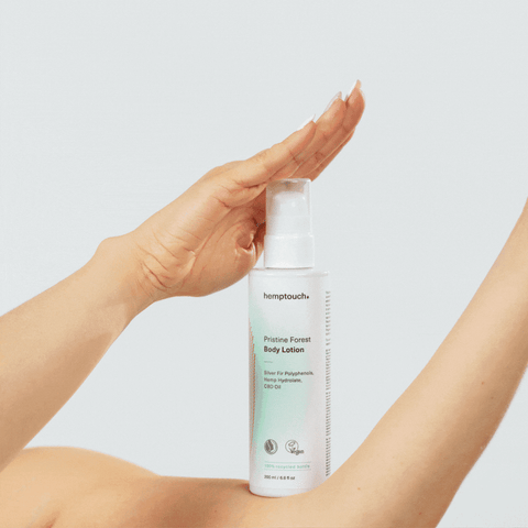 Volume of body lotion 200 ml, Hemptouch