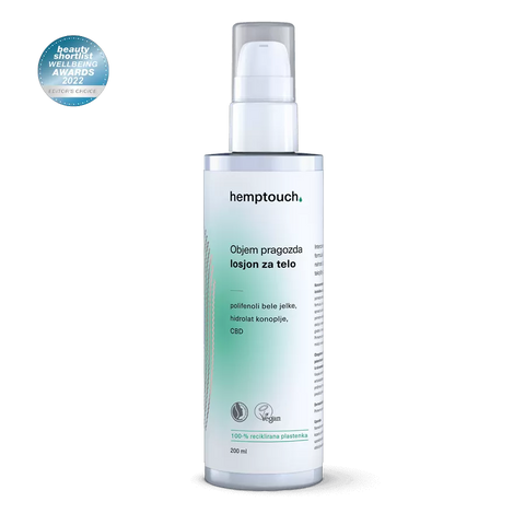 Objem pragozda losjon za telo 200 ml, Hemptouch