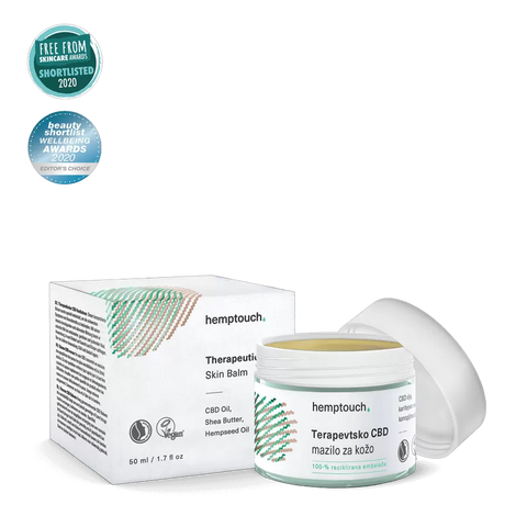 Therapeutic CBD ointment for skin