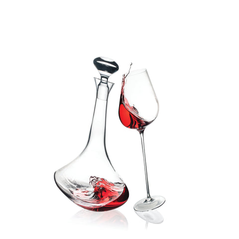 WINE DECANTER WITH STOPPER – AUREA – KOS