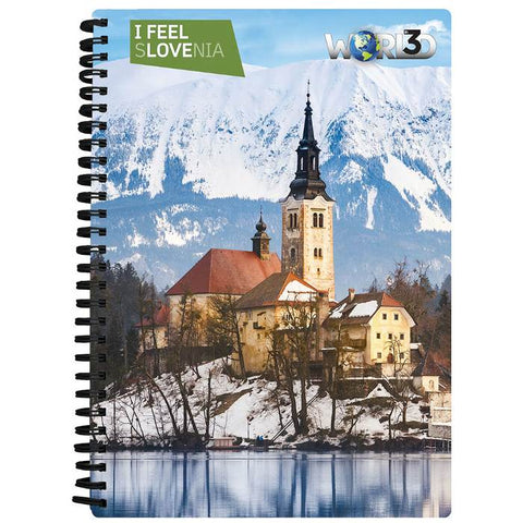 3D notesnik A5 - BLED