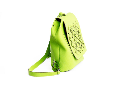 Cube bag - backpack green