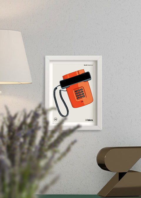 Mini graphic in the frame Telephone Eta 85
