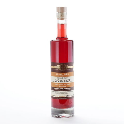Homemade Cviček Liqueur
