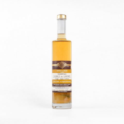 Homemade Liqueur - Sage and Lemon