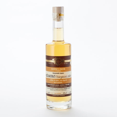 Homemade roseroot liqueur