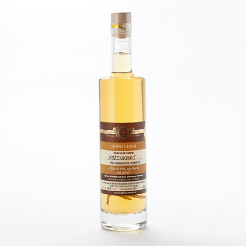 Homemade roseroot liqueur