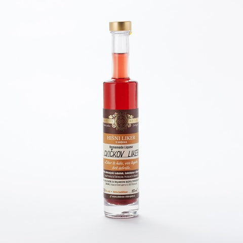 Homemade Cviček Liqueur