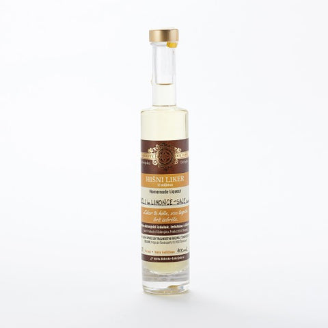 Homemade Liqueur - Sage and Lemon