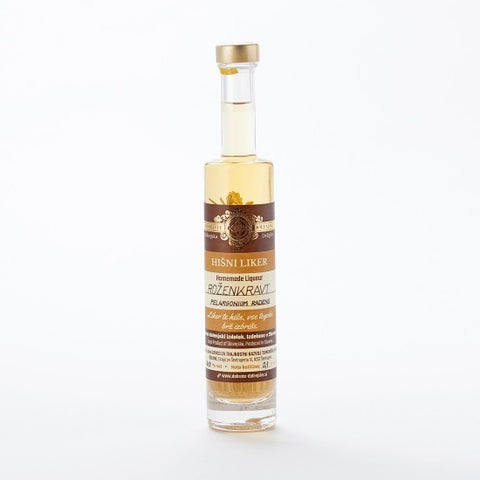 Homemade roseroot liqueur