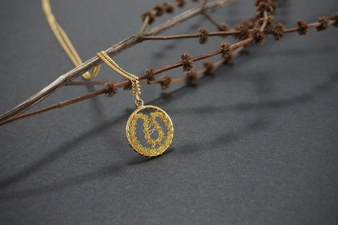 Miniature – Double | Bobbin wind pendant