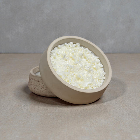 Candle with Crystal Bowl Holder