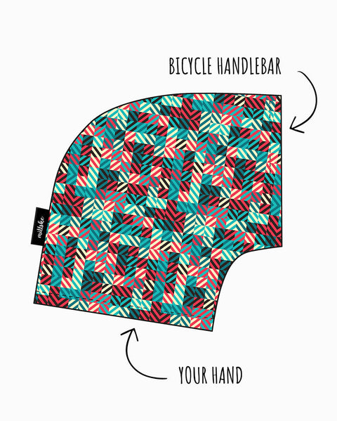 Gloves Mittske Puzzles stripes