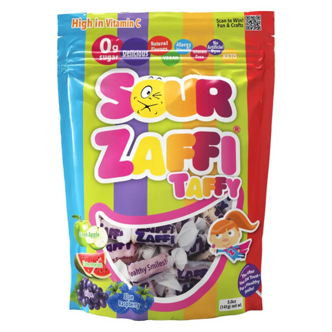 ZAFFI TAFFY Candy Bag – SOUR – MAXI