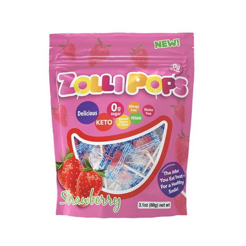ZOLLIPOPS Lollipops Bag – STRAWBERRY