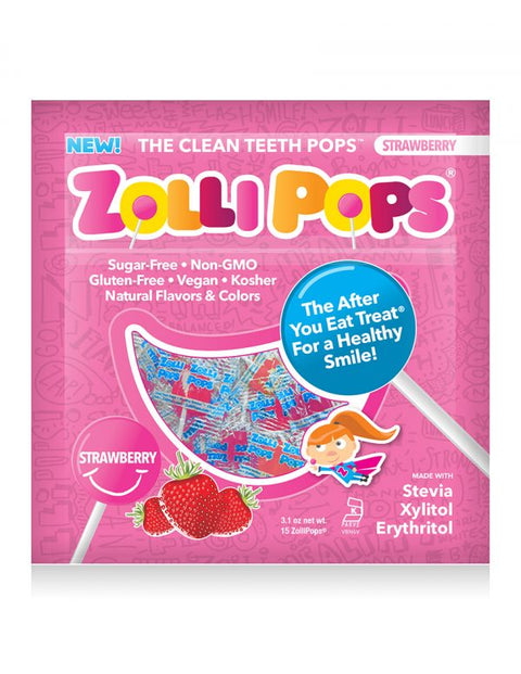 ZOLLIPOPS Lollipops Bag – STRAWBERRY