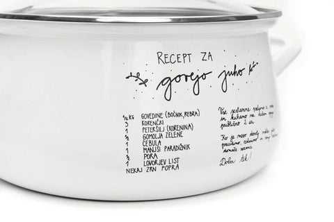 Emajliran pisker ''GOVEJA ŽUPCA'' (7L) in kuhalnica