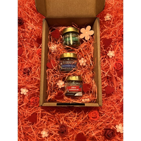 Premium salt and wild garlic buds gift package