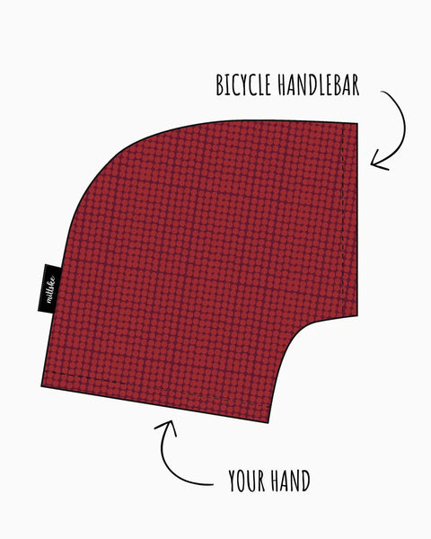 Gloves Mittske Red Red Dots