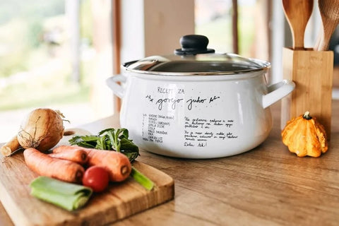 Emajliran pisker ''GOVEJA ŽUPCA'' (7L) in kuhalnica