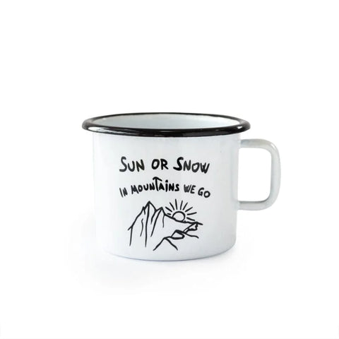 Emajliran lonček ‘'SUN OR SNOW’'